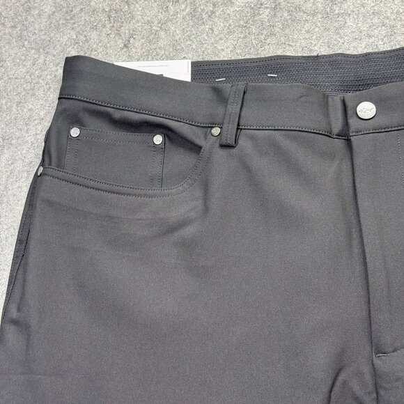 Greg Norman Golf Pants Men 38 x 30 Black Performance Straight Leg - Picture 4 of 16
